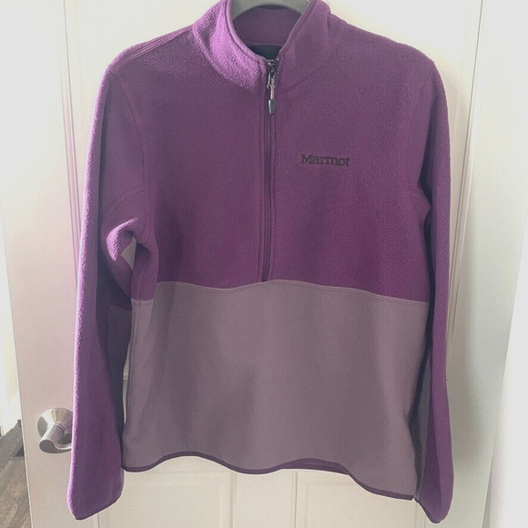 Marmot Women's Size Medium 1/2 Zip Fleece Pullover Top Rocklin Long Sleeve Cozy - Picture 1 of 9